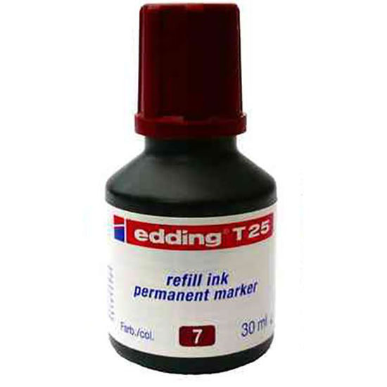 Edding T25 Permanent Markör Kalem Mürekkebi 30ml Kahverengi. ürün görseli