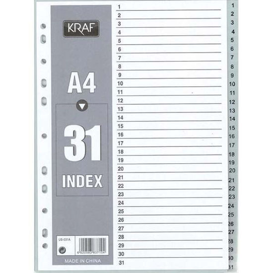 Kraf 1031 Separatör 1-31 Rakam. ürün görseli