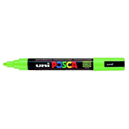 Uni- Ball PC-5M Posca Poster Marker 1.8-2.5mm Elma Yeşili. ürün görseli