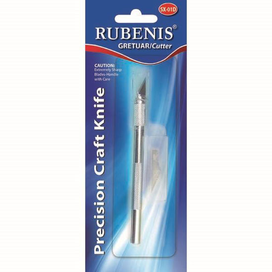 Rubenis SX-01D Gretuar Maket Bıçağı Çift Yedekli Blister. ürün görseli