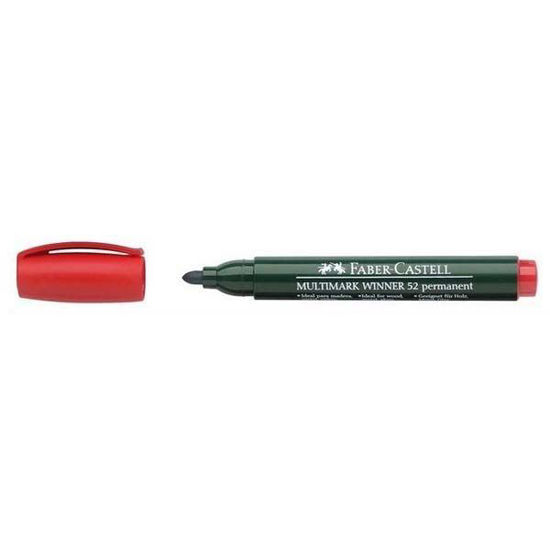 Faber-Castell 52 Permanent Markör Yuvarlak Uç 2.8mm.Kırmızı. ürün görseli